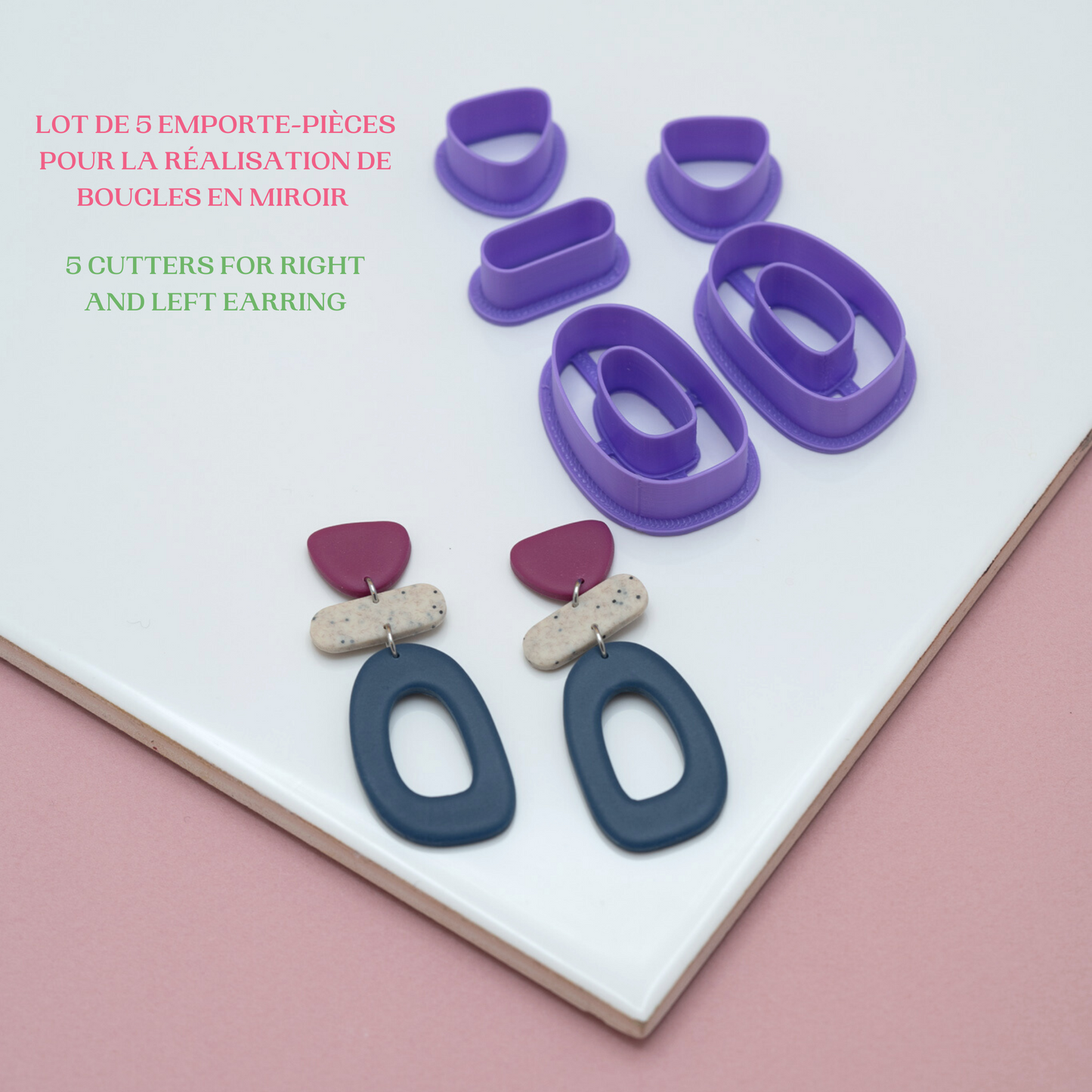 Lot de coupeurs pour boucles originales
