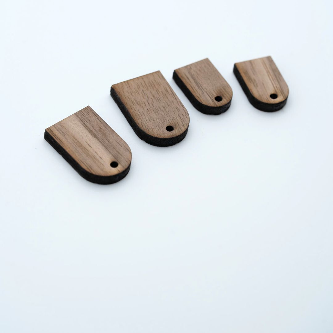 Puces en bois arche (x6)