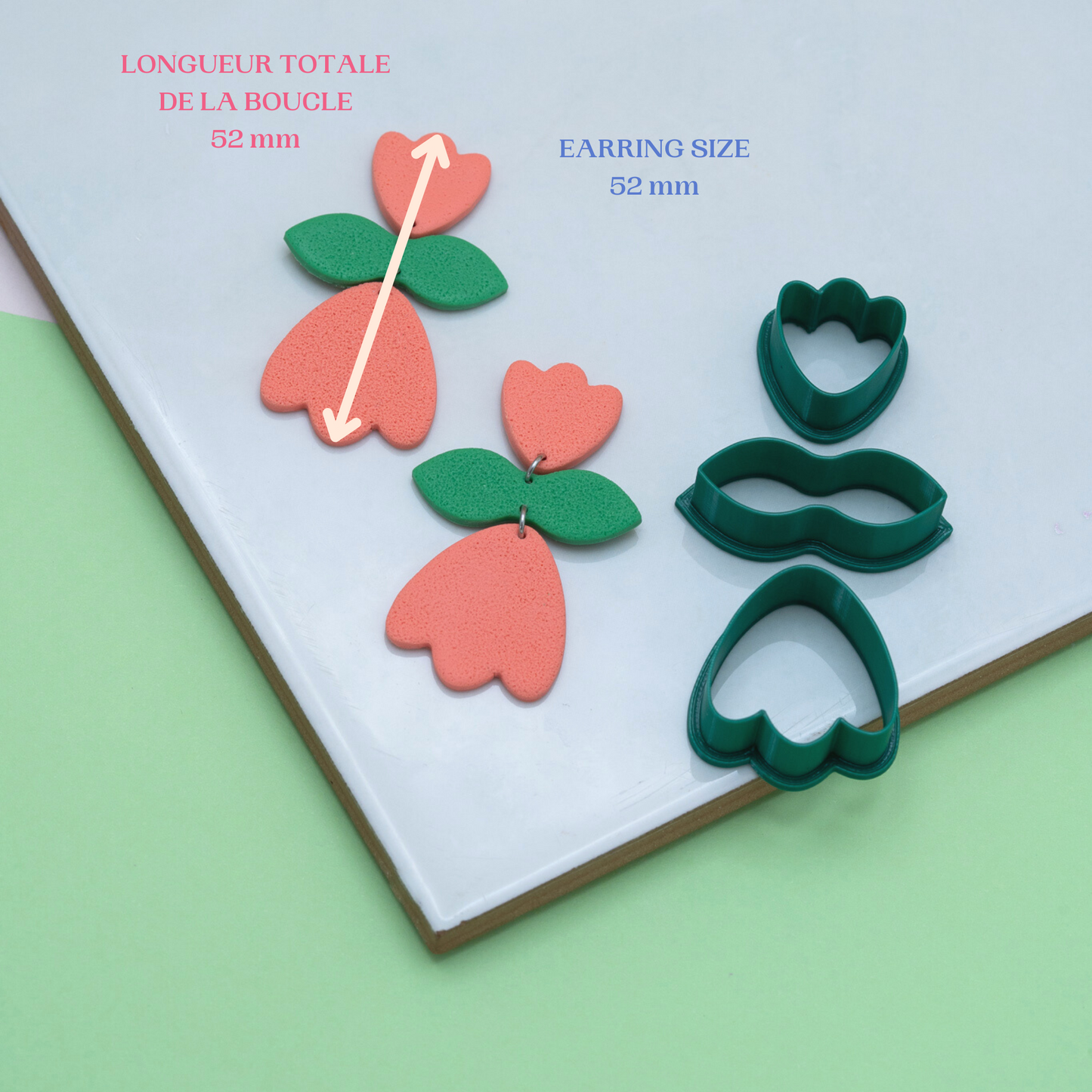 Lot d'emporte-piece Tulipe