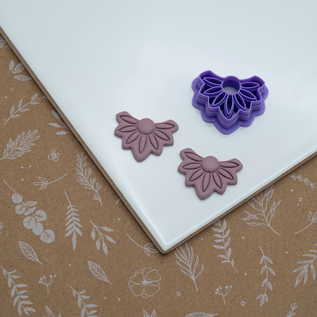 Emporte-pièce demi fleur Boho