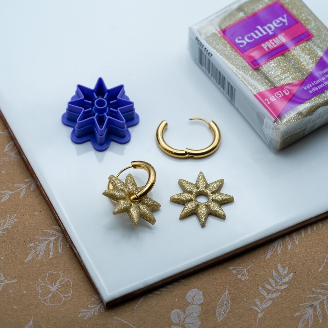 Sculpey Premo 57g Yellow Gold Glitter