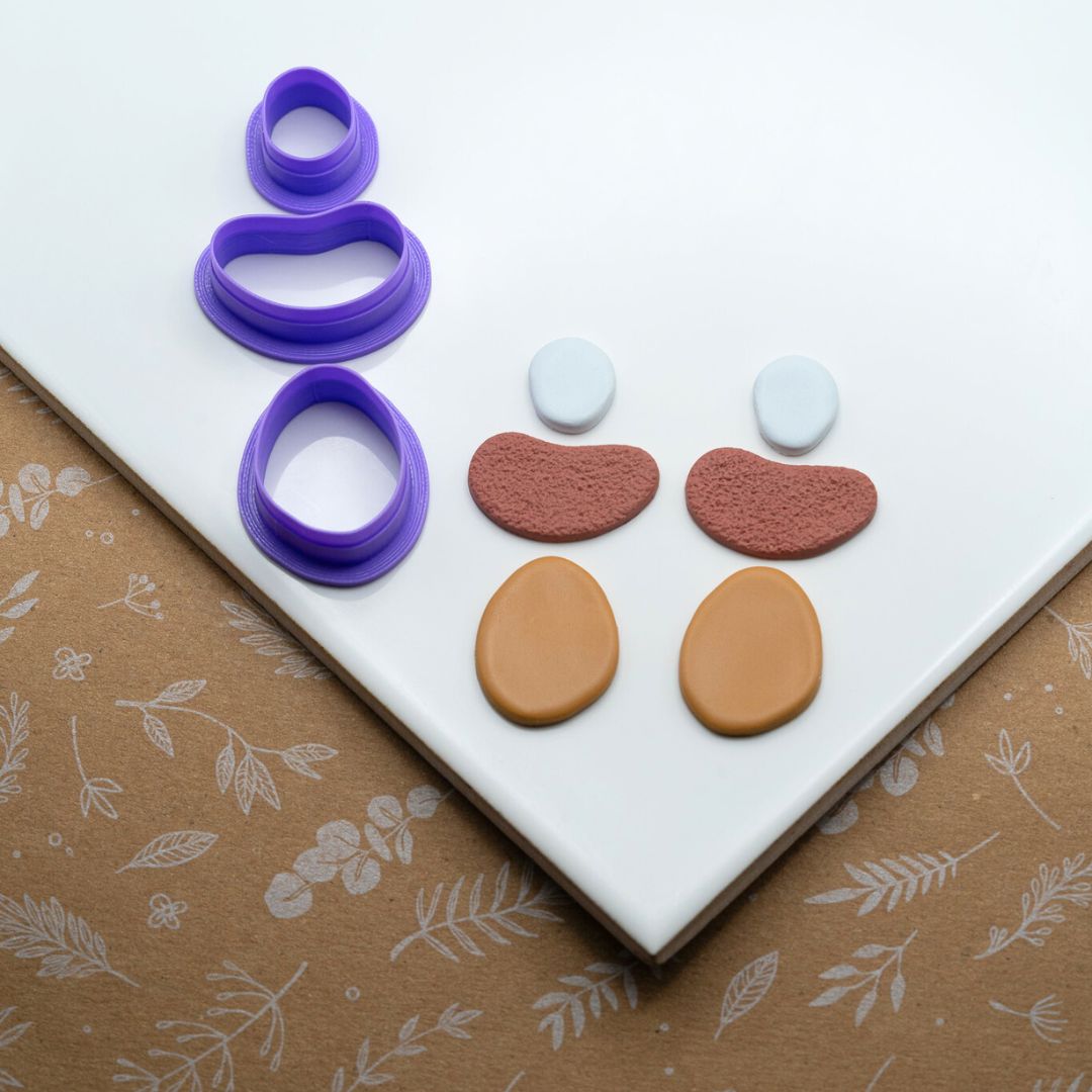 Set d'emporte-pieces formes abstraites