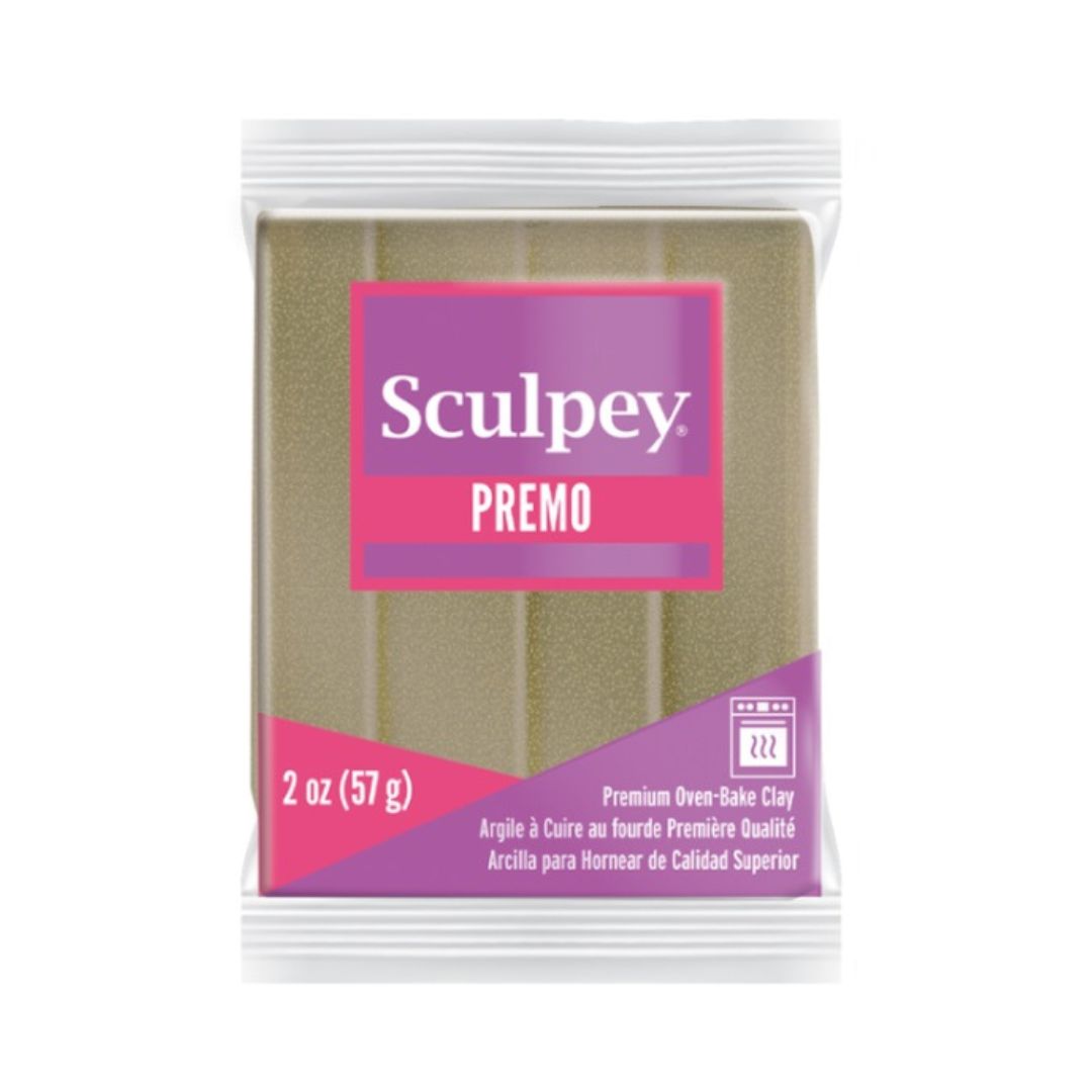 Sculpey Premo 57g Yellow Gold Glitter