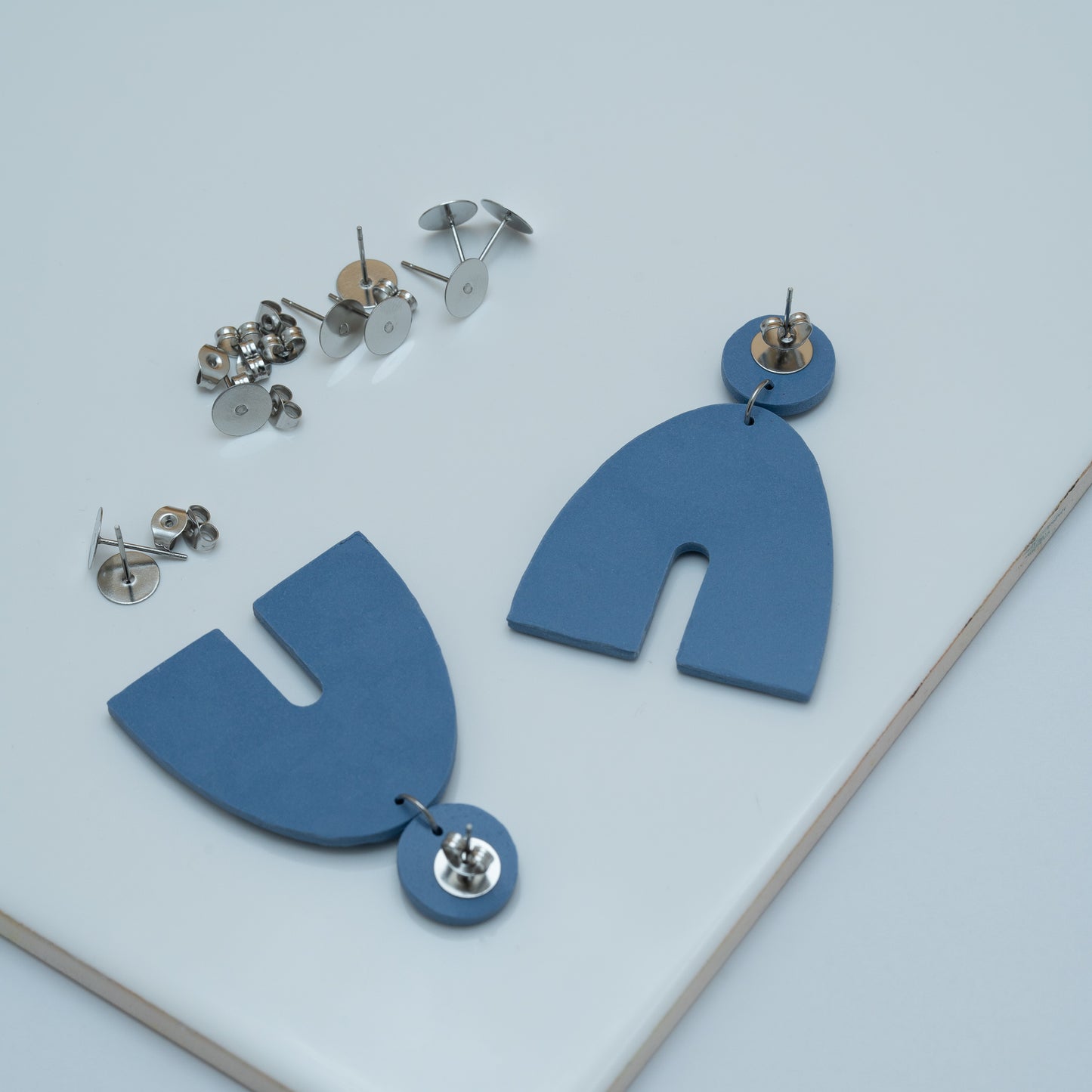 Supports clous d'oreilles acier inoxydable - 6mm (x10)