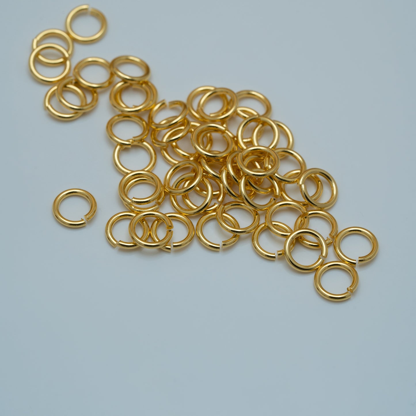 Anneaux en laiton doré - 5,5x0,8mm (x20)