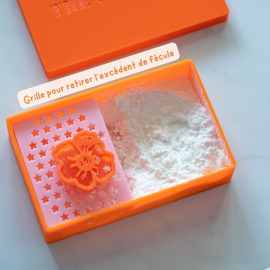 THE COOL BOX – Boîte à fécule de Maïs / Talc pour emporte-pièces