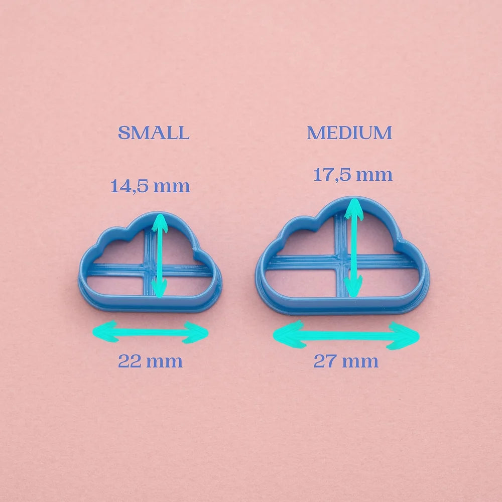 Emporte pièce nuage pour bijoux