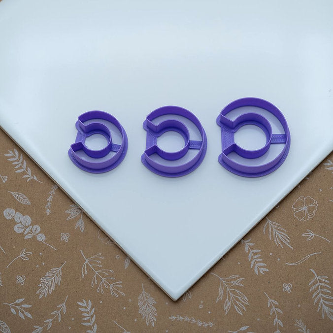 Emporte pièce forme C pour créoles