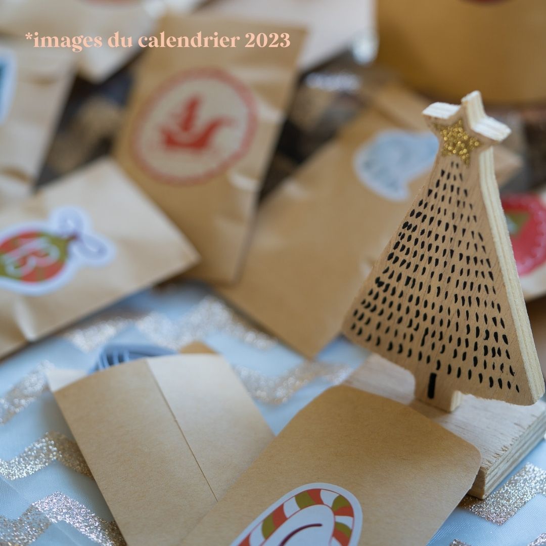 CALENDRIER DE L'AVENT PATE POLYMÈRE