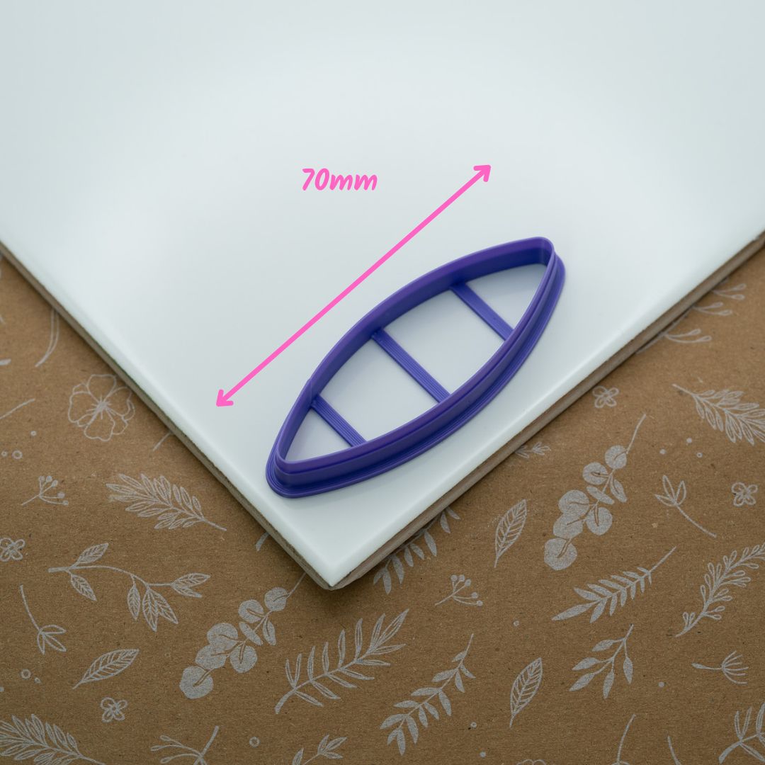 Emporte-piece barrette grande ellipse