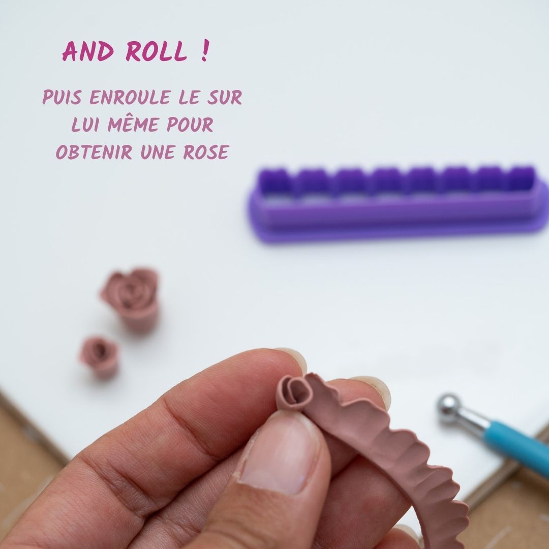 Outil pour fabrication de rose