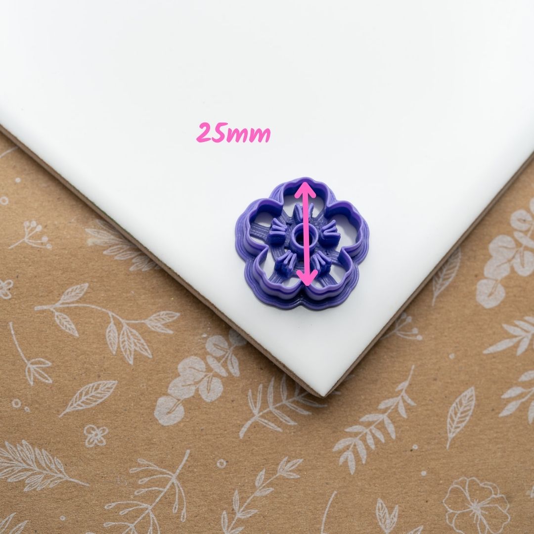 Emporte-pièce Fleur avec marques