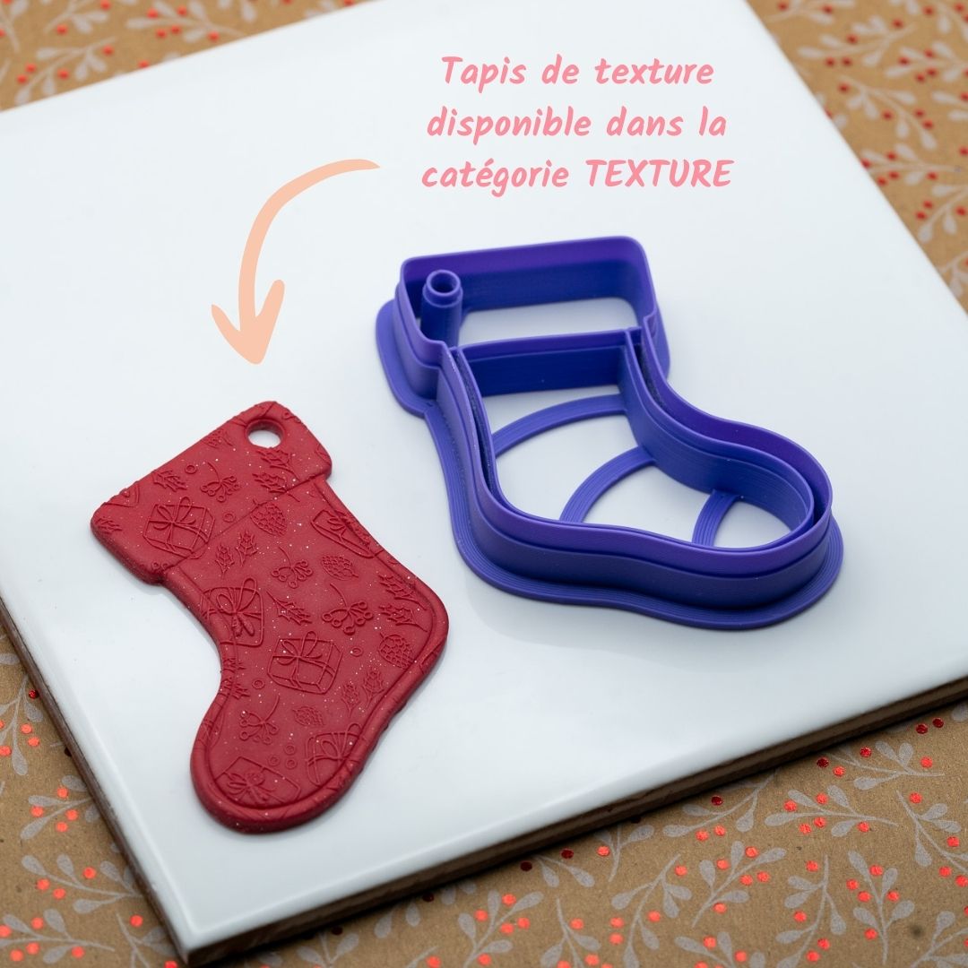 Emporte-pièce Chaussette de Noël pour décoration