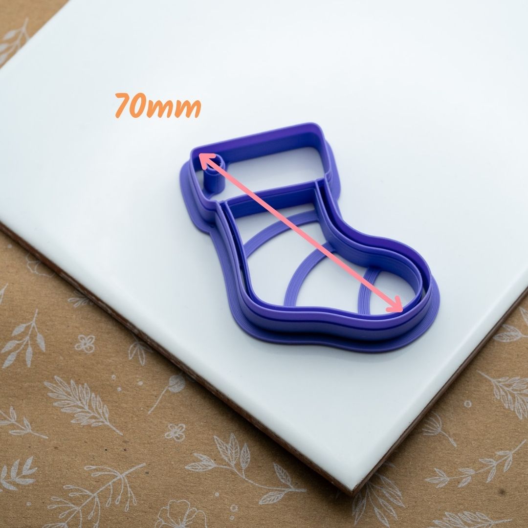 Emporte-pièce Chaussette de Noël pour décoration