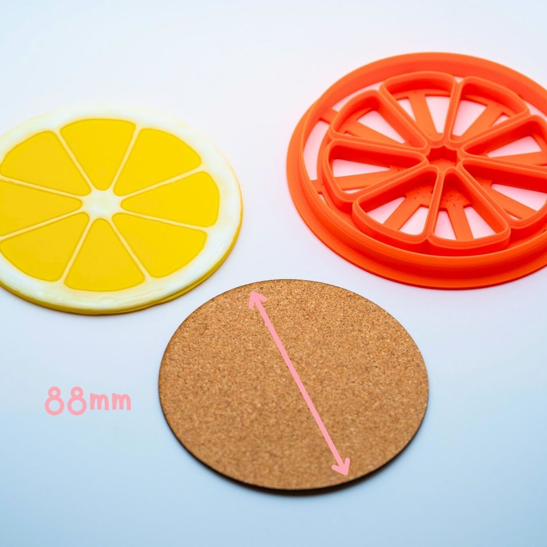 Dessous de verre en liège à coller - Rond 10cm