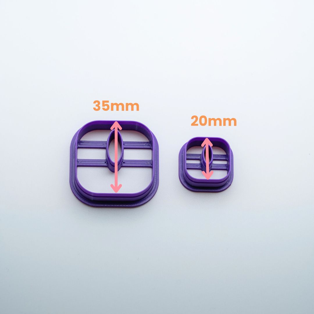 Emporte-pièce carré rétro