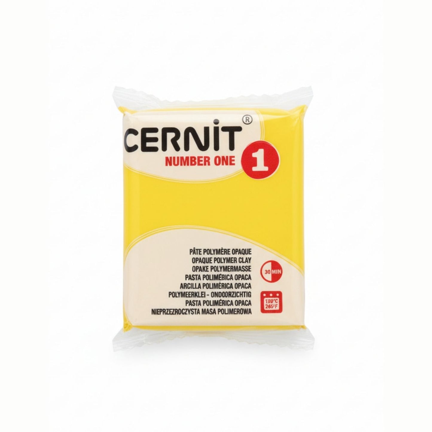 Pâte Cernit Number One – Jaune (n°700)