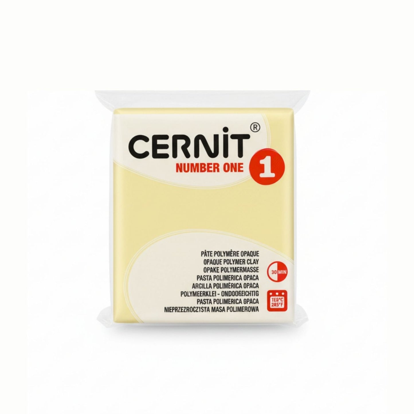 Pâte Cernit Number One – Jaune Pastel (n°731)