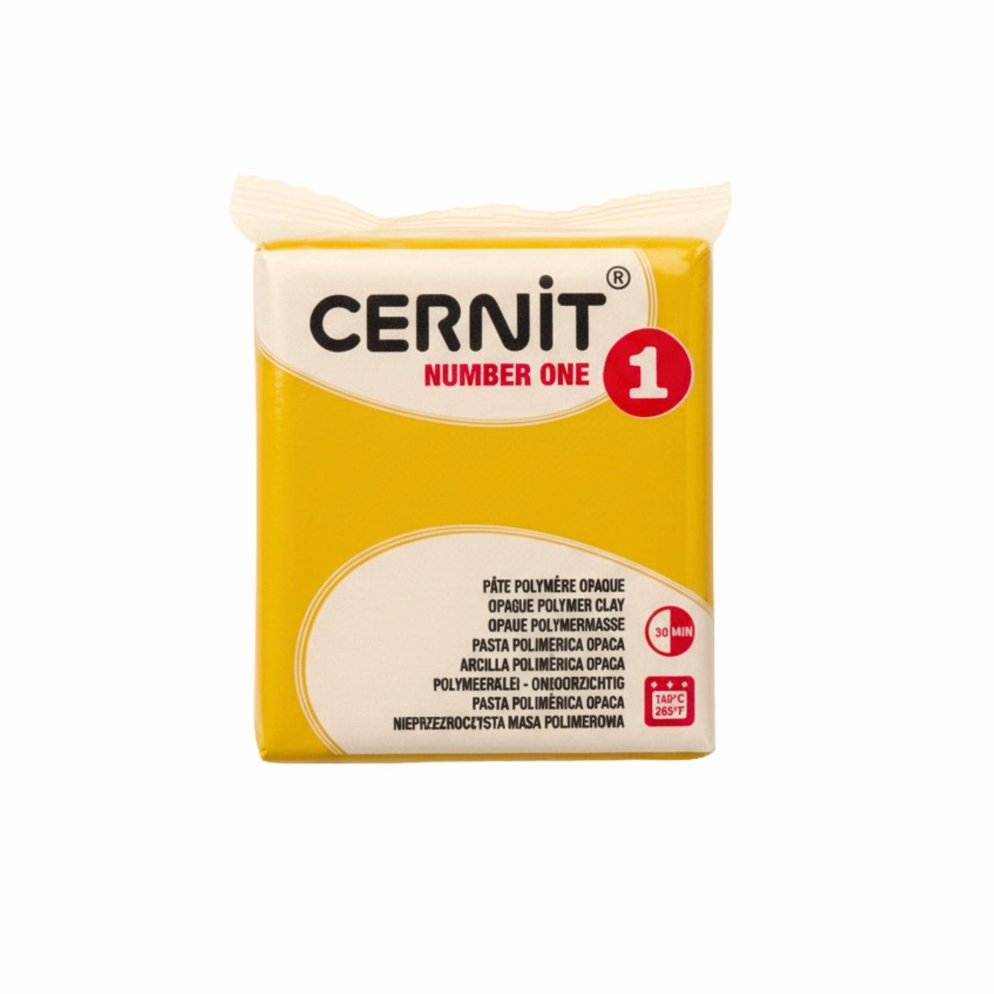 Pâte Cernit Number One – Ocre Jaune (n°746)