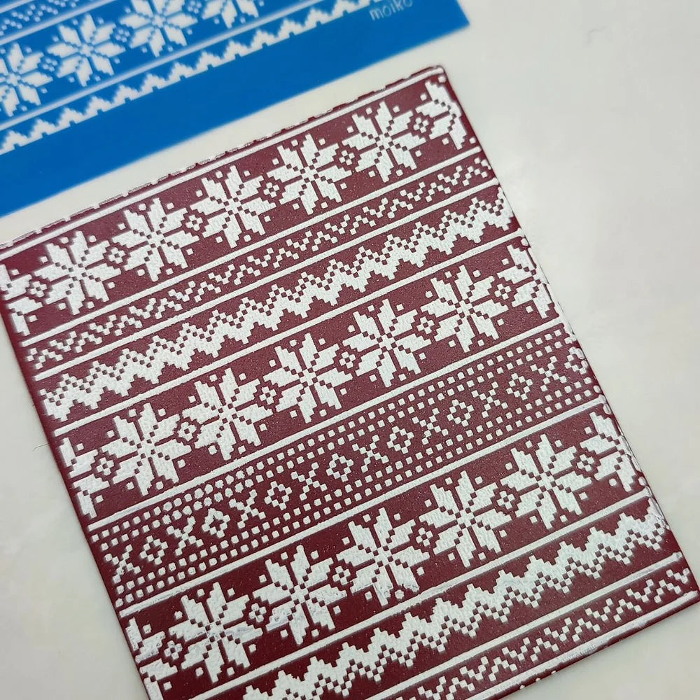 Silkscreen Motif Noël