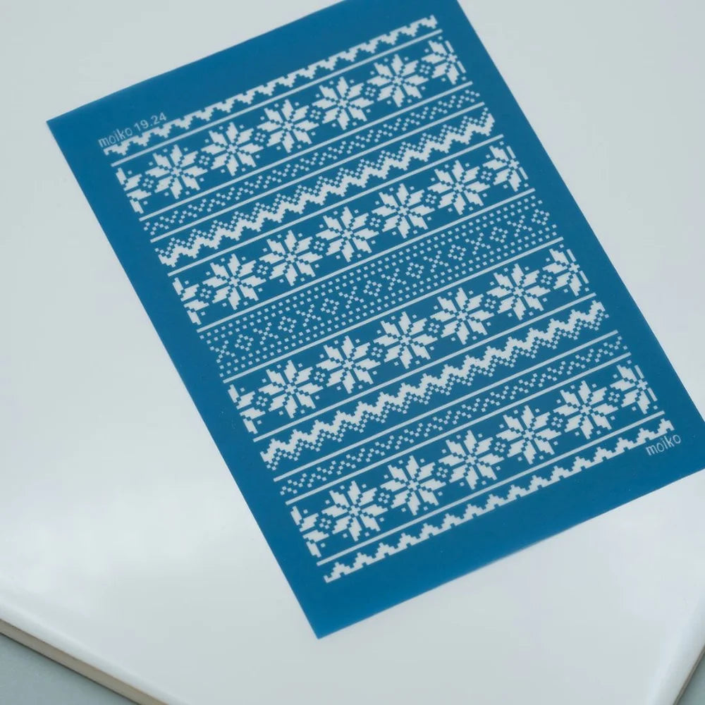 Silkscreen Motif Noël