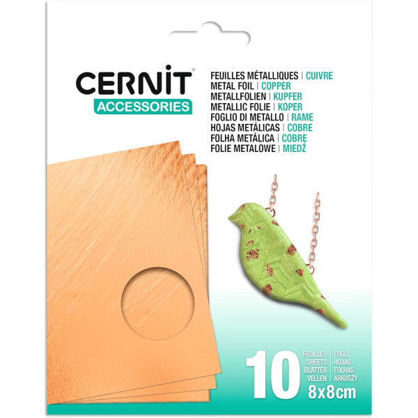 Feuilles métallisées CERNIT - CUIVRE - x10