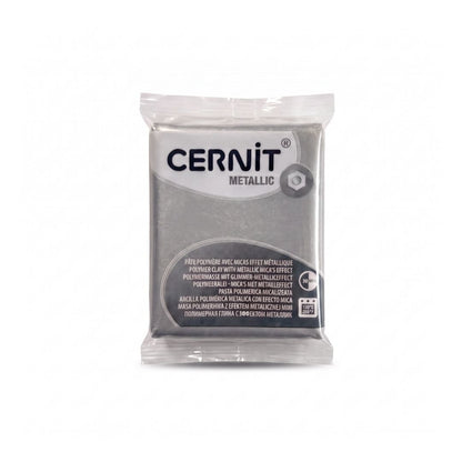Pâte Cernit Metallic – Argent (n°80)