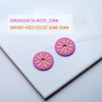 Feuille de texture pâte polymère 005