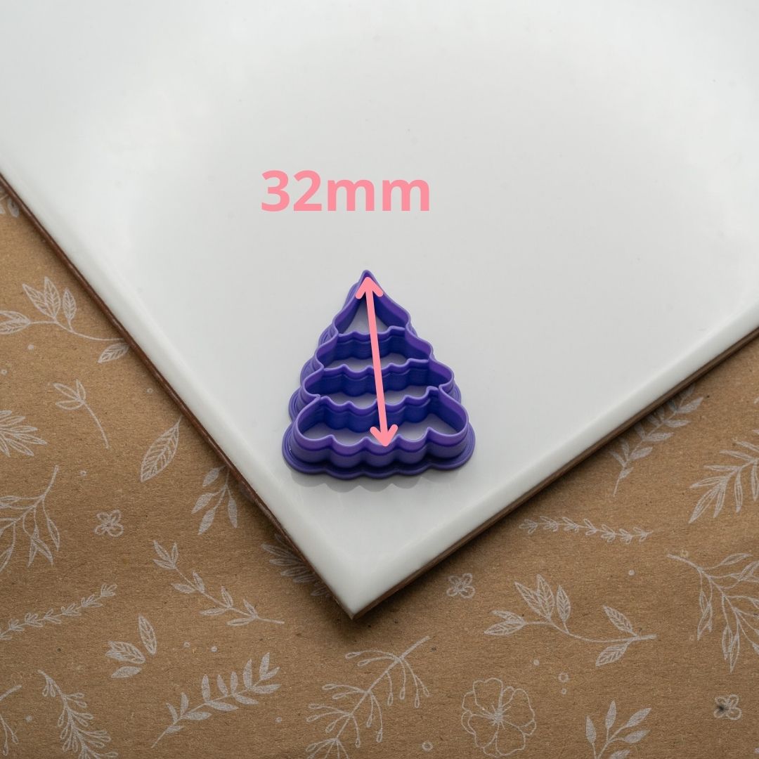 Emporte-pièce sapin détaillé
