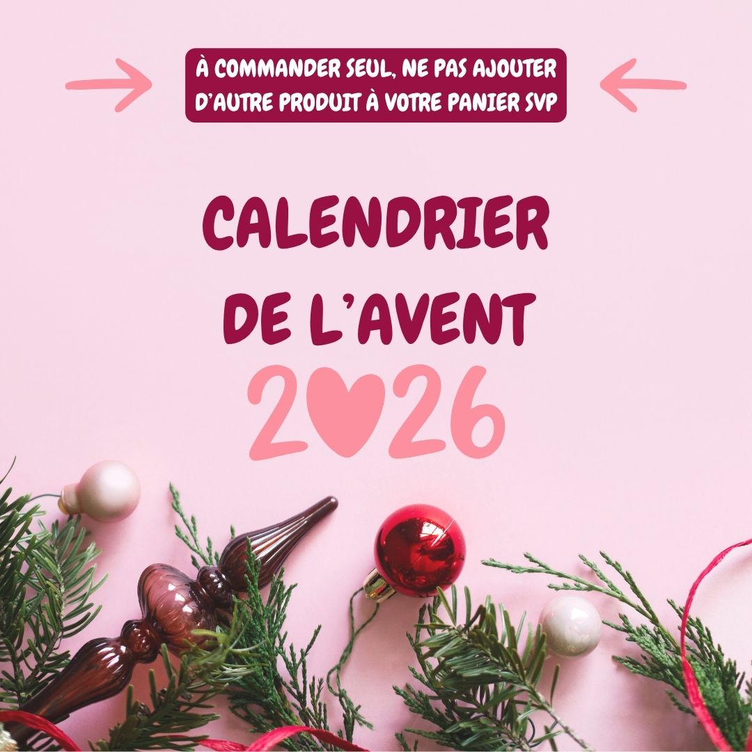 CALENDRIER DE L'AVENT PATE POLYMÈRE