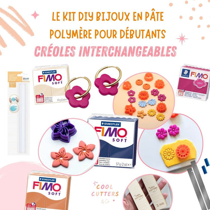 Kit débutant: CRÉOLES INTERCHANGEABLES