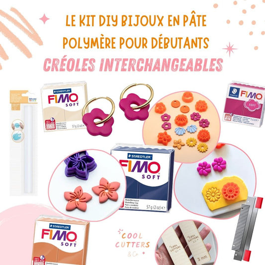 Kit débutant: CRÉOLES INTERCHANGEABLES