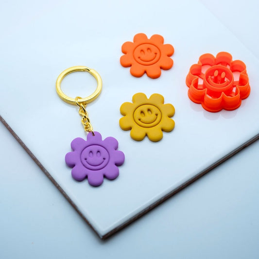 Emporte-pièce Fleur smiley
