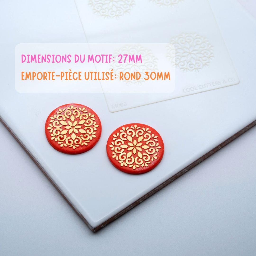 Feuille de texture pâte polymère 006