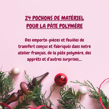 CALENDRIER DE L'AVENT PATE POLYMÈRE