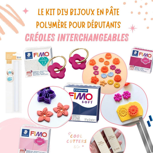 Kit débutant: CRÉOLES INTERCHANGEABLES