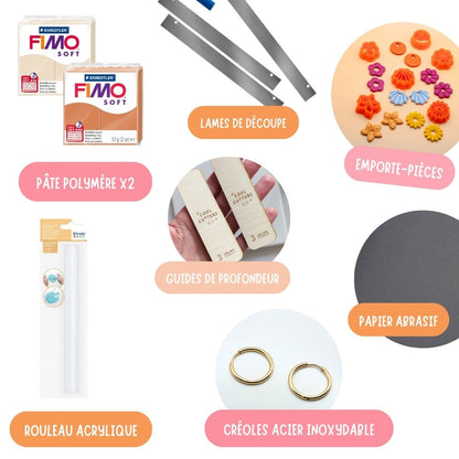 Kit débutant: CRÉOLES INTERCHANGEABLES