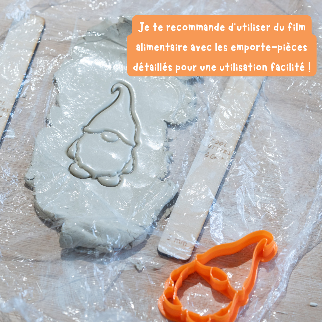 Emporte pièce Gnome (adapté à l'argile)