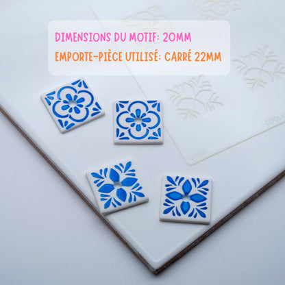 Feuille de texture pâte polymère 008