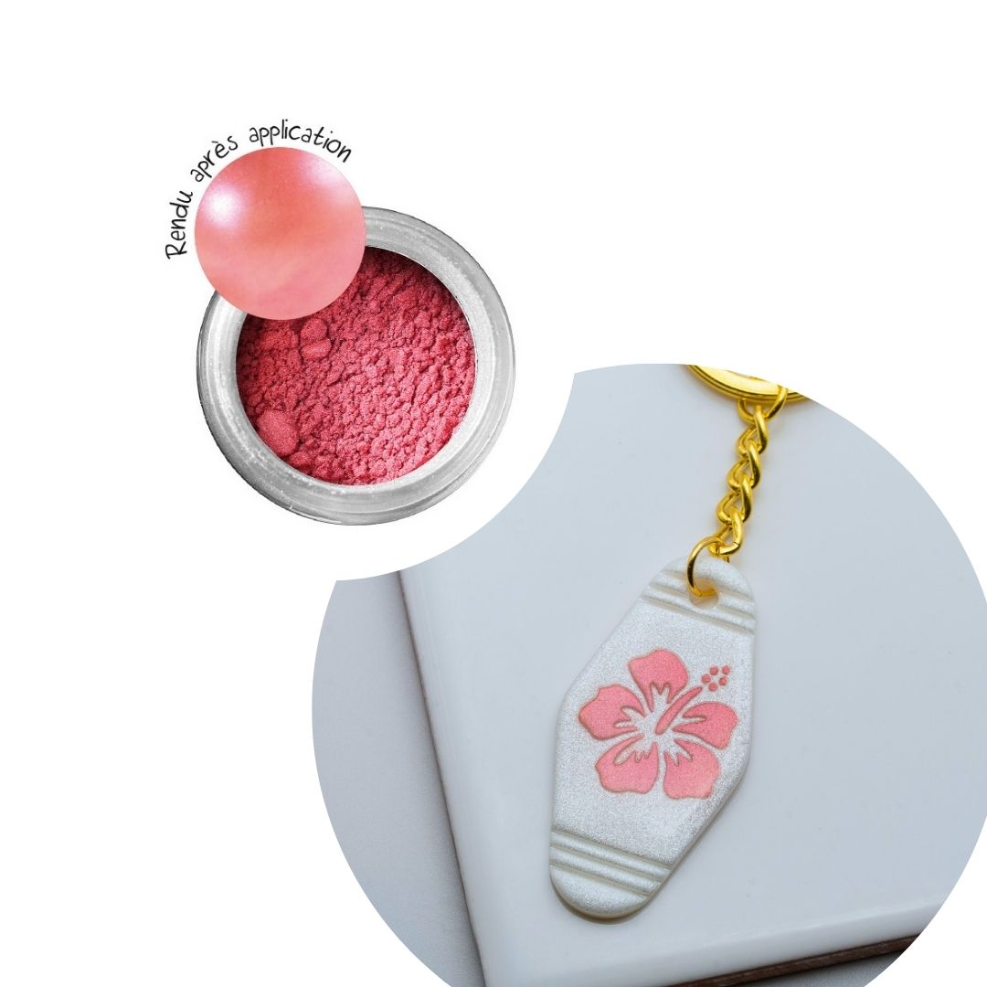 Poudre à effet métallique - Corail