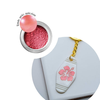 Poudre à effet métallique - Corail
