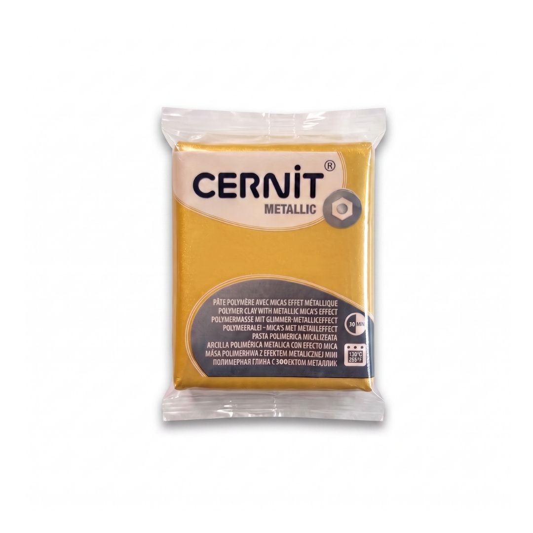 Pâte Cernit Metallic – Or (n°50)