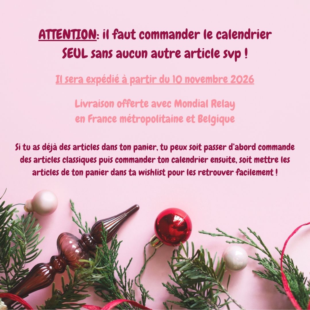 CALENDRIER DE L'AVENT PATE POLYMÈRE