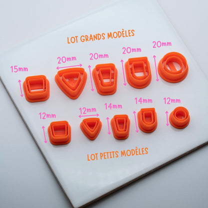 Emporte-pièce puces marque (lot de 5)
