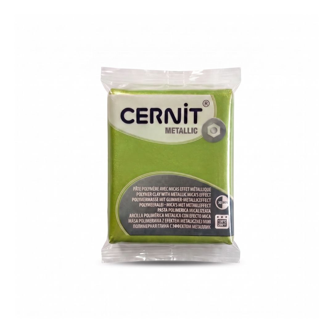 Pâte Cernit Metallic – Or Vert (n°51)