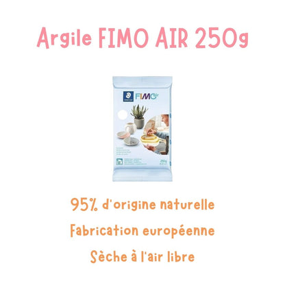 Kit découverte – Crée avec l’argile autodurcissante (FIMO Air + accessoires inclus)