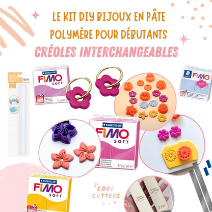 Kit débutant: CRÉOLES INTERCHANGEABLES