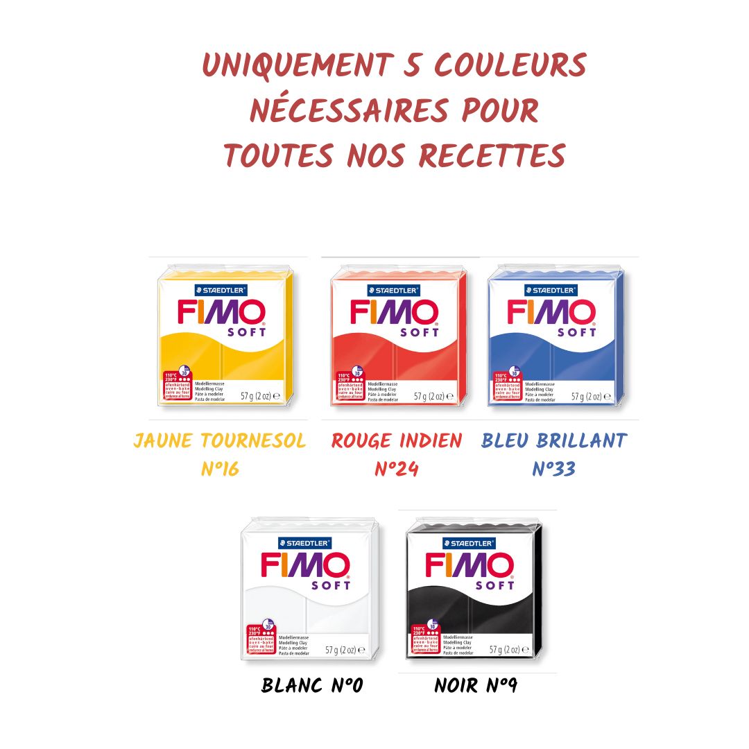 BOHO 1 - RECETTE COULEURS FIMO SOFT