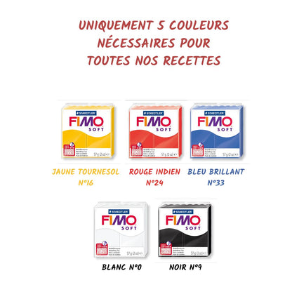 BOHO 1 - RECETTE COULEURS FIMO SOFT