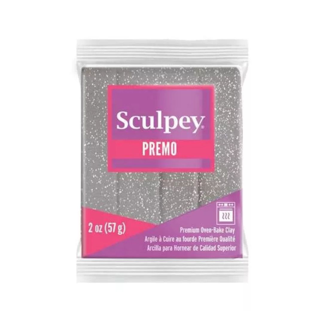 Sculpey Premo 57g White Gold Glitter